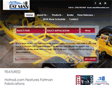 Tablet Screenshot of fatmanfab.com